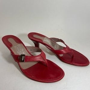 Ferragamo red sandals